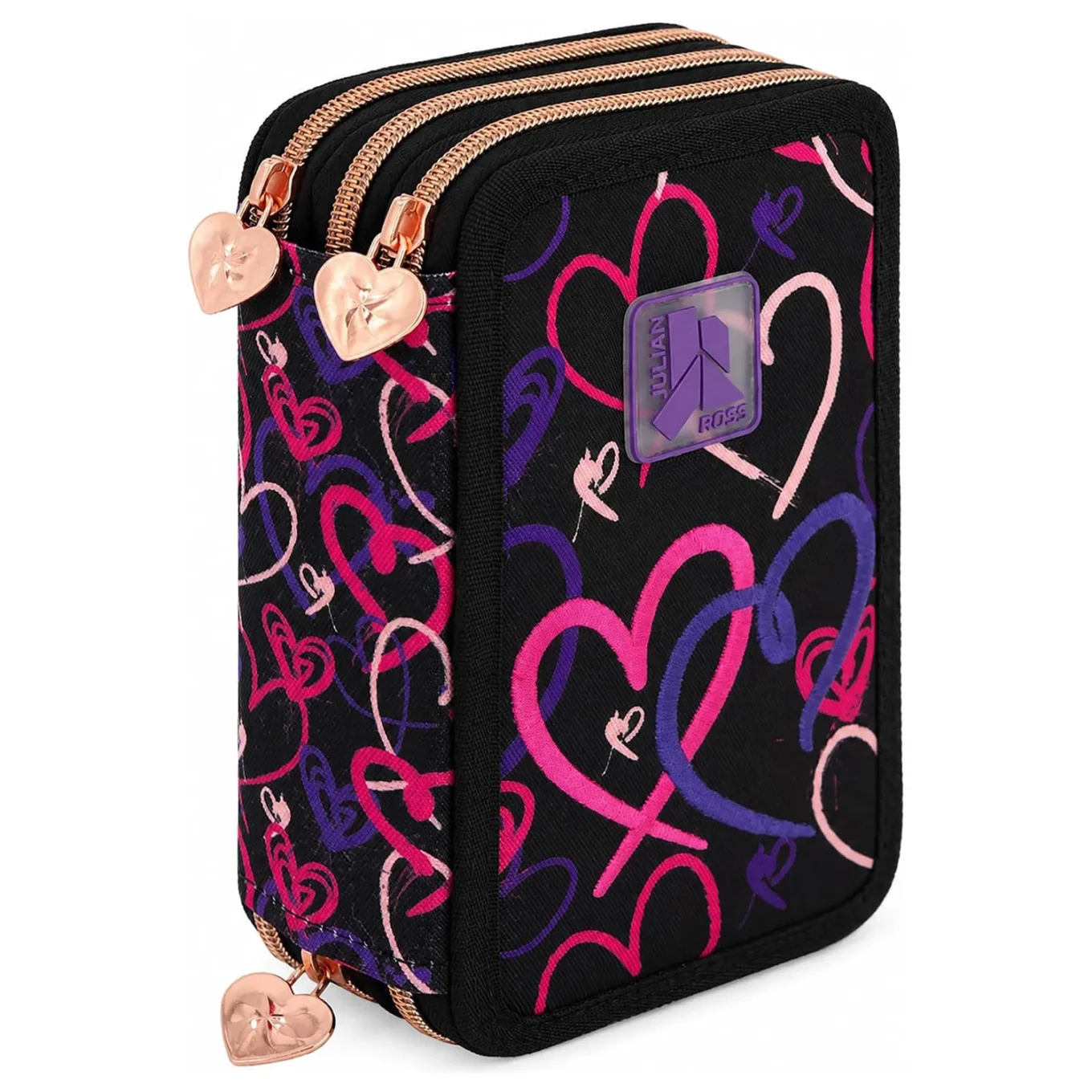 Astuccio 3 Zip Julian Ross Lovely Vibes – Completo di Accessori