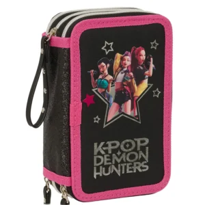 Astuccio Tripla Zip PIENO - K-Pop Demon Hunters